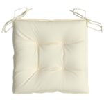 vidaXL Podložky na stoličku 4 ks, krémové 40x40x7 cm, oxfordská látka – Obrázok 6