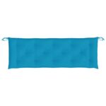 vidaXL Podložka na záhradnú lavičku 150x50x7 cm, oxfordská látka – Obrázok 4