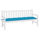 vidaXL Podložka na záhradnú lavičku 180x50x7 cm, oxfordská látka – Obrázok 3