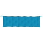 vidaXL Podložka na záhradnú lavičku 180x50x7 cm, oxfordská látka – Obrázok 4