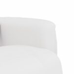 vidaXL Masážne sklápacie kreslo s podnožkou biele umelá koža – Obrázok 8