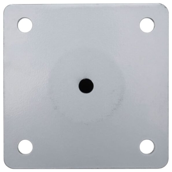 vidaXL Podstavec na slnečník pre tyč Ø38/48 mm strieborný oceľ – Obrázok 4