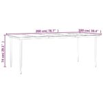 vidaXL 7-dielna záhradná jedálenská sada s podložkami sivá polyratan – Obrázok 9