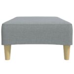 vidaXL Podnožka bledosivá 77x55x31 cm látková – Obrázok 5