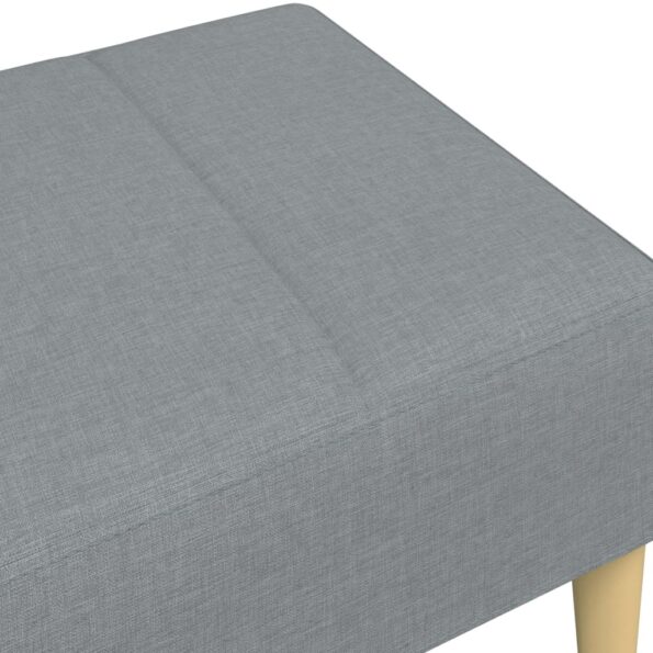 vidaXL Podnožka bledosivá 77x55x31 cm látková – Obrázok 6