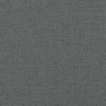 vidaXL Podnožka tmavosivá 77x55x31 cm látková – Obrázok 7