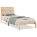 vidaXL Extra dlhá posteľ bez matraca 90x220 cm masívne drevo – Obrázok 2