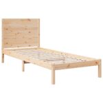 vidaXL Extra dlhá posteľ bez matraca 90x220 cm masívne drevo – Obrázok 3