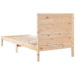 vidaXL Extra dlhá posteľ bez matraca 90x220 cm masívne drevo – Obrázok 6