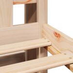 vidaXL Posteľ s knižnicou bez matraca 75x190 cm borovicový masív – Obrázok 9