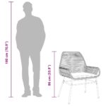 vidaXL 7-dielna záhradná súprava a vankúše polyratan a sklo – Obrázok 11