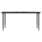 vidaXL 5-dielna záhradná jedálenská súprava+podložky, sivá, polyratan – Obrázok 8