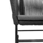 vidaXL 7-dielna záhradná súprava a vankúše polyratan a sklo – Obrázok 8