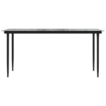 vidaXL 5-dielna záhradná jedálenská súprava+podložky, sivá, polyratan – Obrázok 7