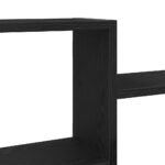 vidaXL Nástenná polica čierny dub 104x15x49 cm kompozitné drevo – Obrázok 9