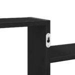 vidaXL Nástenná polica čierny dub 104x15x49 cm kompozitné drevo – Obrázok 10