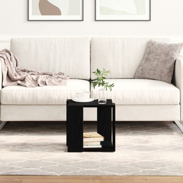 873912_1.jpg vidaXL Konferenčný stolík Čierny dub MDF 32 x 32 x 30 cm Jednoduchý – Obrázok 1