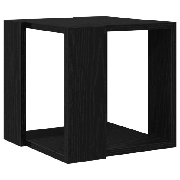 873912_2.jpg vidaXL Konferenčný stolík Čierny dub MDF 32 x 32 x 30 cm Jednoduchý – Obrázok 2