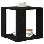 vidaXL Konferenčný stolík Čierny dub MDF 32 x 32 x 30 cm Jednoduchý – Obrázok 3
