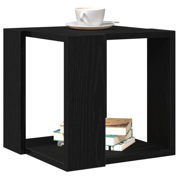 873912_3.jpg vidaXL Konferenčný stolík Čierny dub MDF 32 x 32 x 30 cm Jednoduchý – Obrázok 3