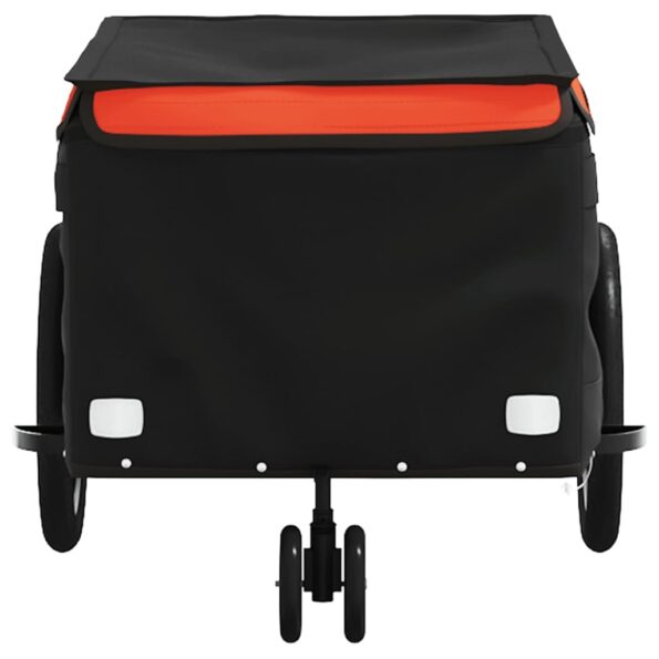 94096_6.jpg vidaXL Vozík za bicykel, čierno oranžový 30 kg, železo – Obrázok 6