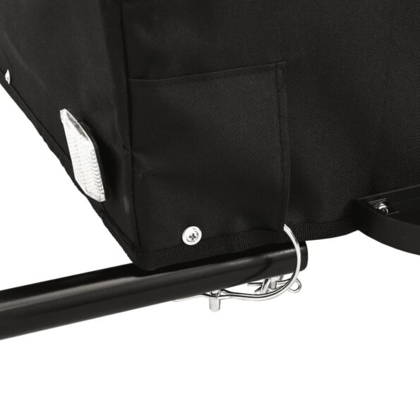 94098_10.jpg vidaXL Vozík za bicykel, čierno sivý 30 kg, železo – Obrázok 10