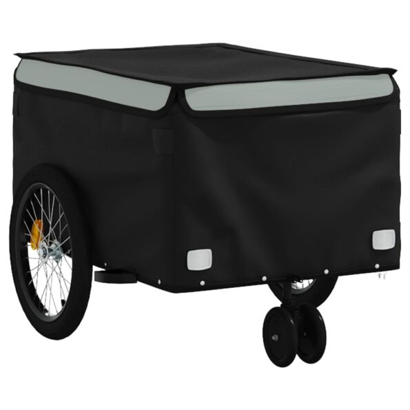 94098_4.jpg vidaXL Vozík za bicykel, čierno sivý 30 kg, železo – Obrázok 4