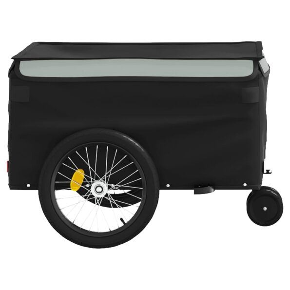 94098_7.jpg vidaXL Vozík za bicykel, čierno sivý 30 kg, železo – Obrázok 7