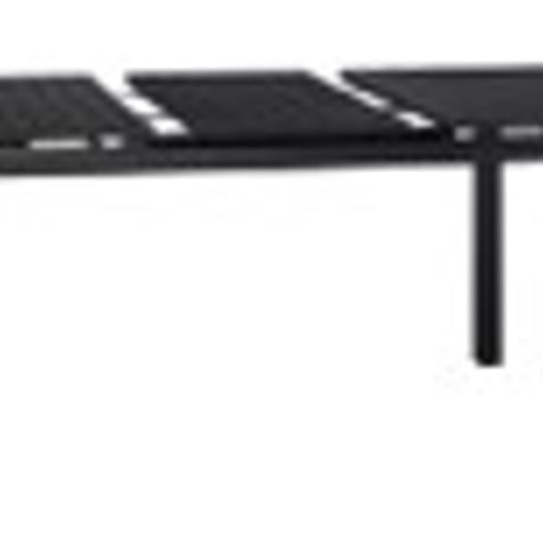 vidaXL Rozšíriteľný záhradný stôl antracitový (140-210)x90x73 cm oceľ – Obrázok 2