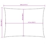 vidaXL Tieniaca plachta oxfordská látka obdĺžniková 2,5x4,5 m modrá – Obrázok 10