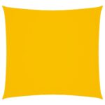 vidaXL Tieniaca plachta oxfordská látka štvorcová 3x3 m žltá – Obrázok 2