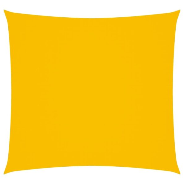 vidaXL Tieniaca plachta oxfordská látka štvorcová 3x3 m žltá – Obrázok 2
