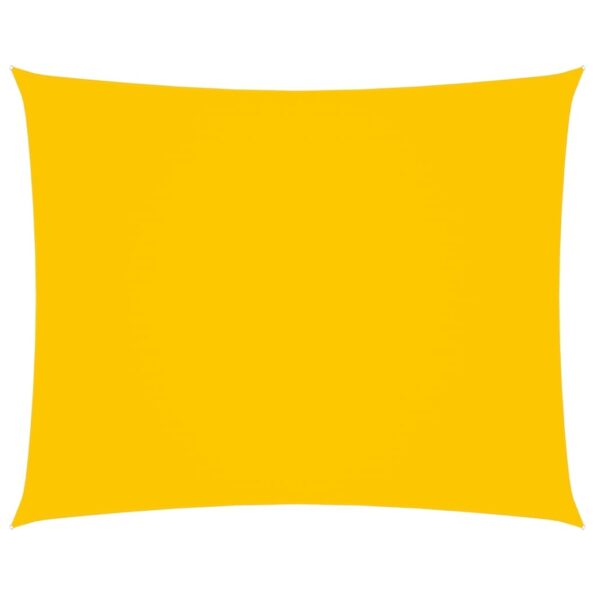 vidaXL Tieniaca plachta oxfordská látka obdĺžniková 3x4 m žltá – Obrázok 2