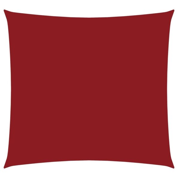 vidaXL Tieniaca plachta oxfordská látka štvorcová 3x3 m červená – Obrázok 2