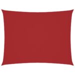 vidaXL Tieniaca plachta oxfordská látka obdĺžniková 2x3 m červená – Obrázok 2