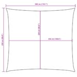 vidaXL Tieniaca plachta oxfordská látka obdĺžniková 2,5x3 m červená – Obrázok 10