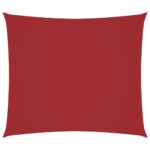 vidaXL Tieniaca plachta oxfordská látka obdĺžniková 2,5x3 m červená – Obrázok 2