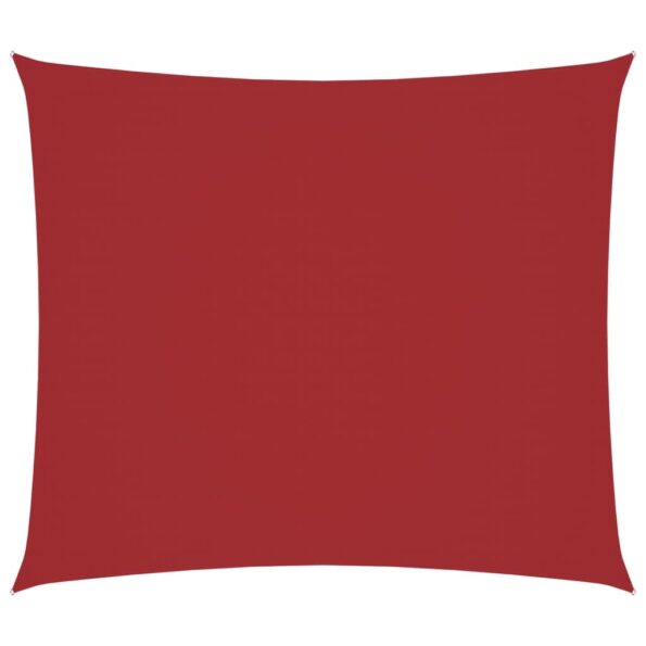 vidaXL Tieniaca plachta oxfordská látka obdĺžniková 2,5x3 m červená – Obrázok 2