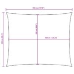 vidaXL Tieniaca plachta oxfordská látka obdĺžniková 2,5x3,5 m červená – Obrázok 10