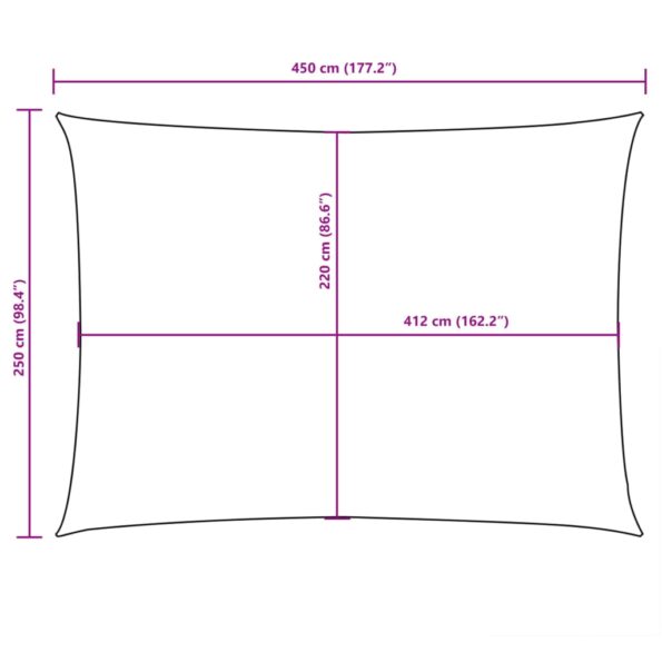 135648_10.jpg vidaXL Tieniaca plachta oxfordská látka obdĺžniková 2,5x4,5 m červená – Obrázok 10