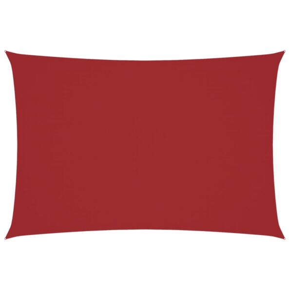 vidaXL Tieniaca plachta oxfordská látka obdĺžniková 3x5 m červená – Obrázok 2