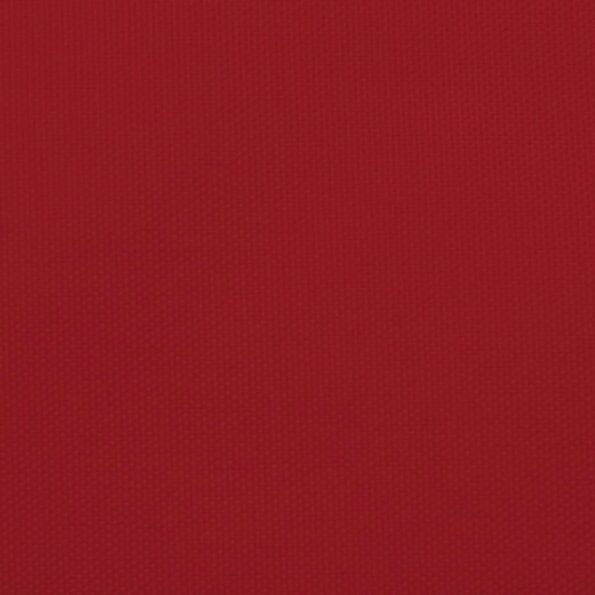 vidaXL Tieniaca plachta, oxford, trojuholníková 3,5x3,5x4,9 m červená – Obrázok 9