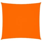 vidaXL Tieniaca plachta oxfordská látka štvorcová 2,5x2,5 m oranžová – Obrázok 2