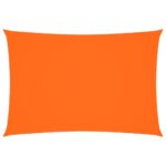 vidaXL Tieniaca plachta oxfordská látka obdĺžniková 3x5 m oranžová – Obrázok 2