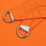 vidaXL Tieniaca plachta oxfordská trojuholníková 3x3x4,24 m oranžová – Obrázok 5