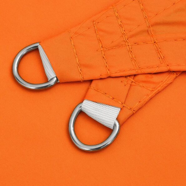 vidaXL Tieniaca plachta, oxford, trojuholníková 4,5x4,5x4,5 m oranžová – Obrázok 5