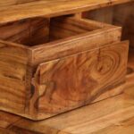 vidaXL Písací stôl so zásuvkami, masívne drevo 88x50x90 cm – Obrázok 8