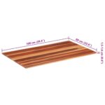 vidaXL Stolová doska, akáciový masív 15-16 mm, 60x100 cm – Obrázok 8