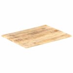 vidaXL Stolová doska, mangový masív 15-16 mm, 90x70 cm – Obrázok 6