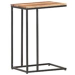 vidaXL Príručný stolík 35x45x65 cm, drevený masív